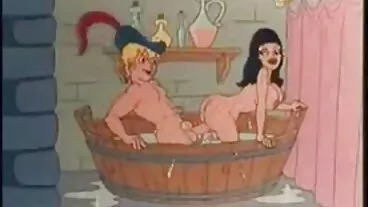 Naughty America: Tattooed Bombshell Karma Rx מזיין את האקס של חברתה בשירותים ב-pornHD